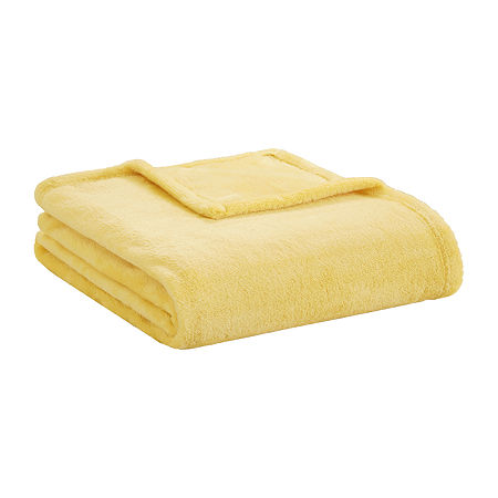 Intelligent Design Lightweight Throw, One Size, Yellow