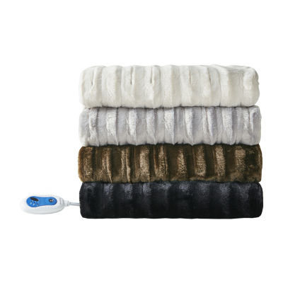 Beautyrest Heated Washable Electric Lightweight Throw