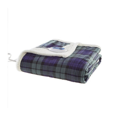 Woolrich Heated Washable Electric Lightweight Throw