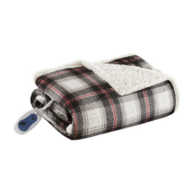 Woolrich Heated Washable Electric Lightweight Throw