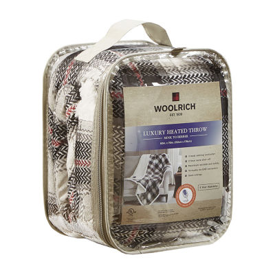 Woolrich Heated Washable Lightweight Electric Throws