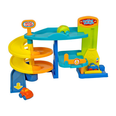 Happy Line Parking Garage Playset