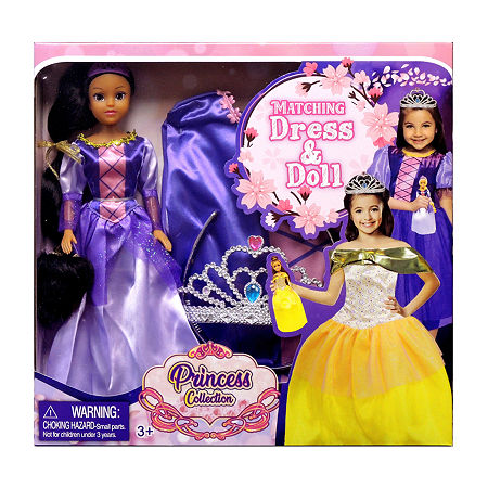 Smart Talent Princess Doll With Matching Costume, One Size, Multiple Colors