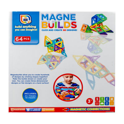 Rms 64 Pcs Magne Builds Set