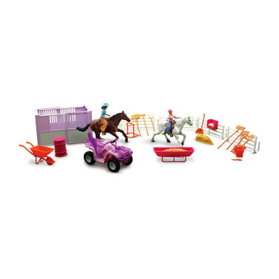 New Ray Valley Ranch Horse Play Set with ATV