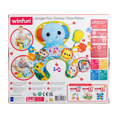 Winfun Jungle Fun Tummy Time Pillow