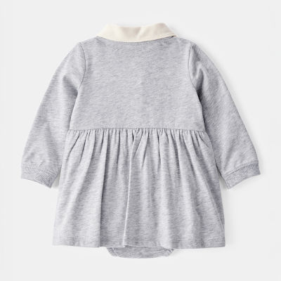 Carter's Baby Girls Long Sleeve Fitted A-Line Dress
