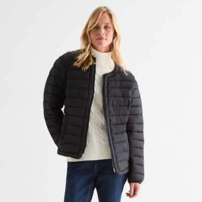 St. John's Bay Womens Midweight Puffer Jacket