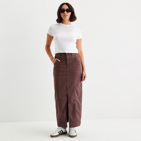 a.n.a Womens Crew Neck Short Sleeve T-Shirt, Medium, White