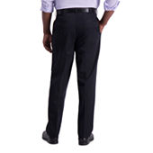 George Men's Slim Fit Flat Front Comfort Stretch Dress Pants