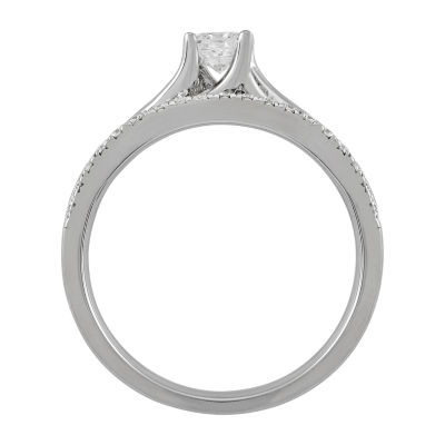 Womens / CT. T.W. Natural White Diamond 10K Gold Engagement Ring