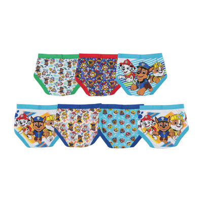 Toddler Boys Paw Patrol 7 Pack Briefs Tbup3701