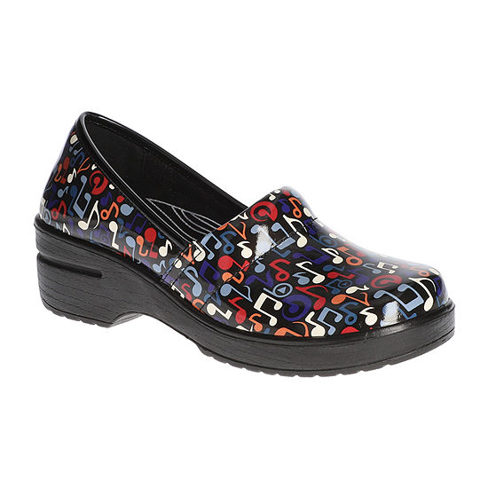 Easy Works By Easy Street Womens Laurie Clogs, Color: Multi Music Notes ...