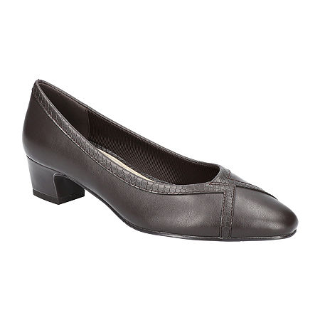  -Easy Street Womens Myrtle Block Heel Pumps