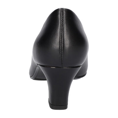 Easy Street Womens Ballari Round Stiletto Heel Pumps