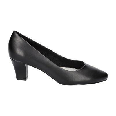 Easy Street Womens Ballari Round Stiletto Heel Pumps