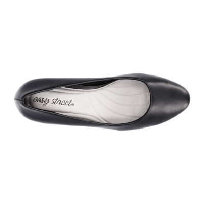 Easy Street Womens Ballari Round Stiletto Heel Pumps