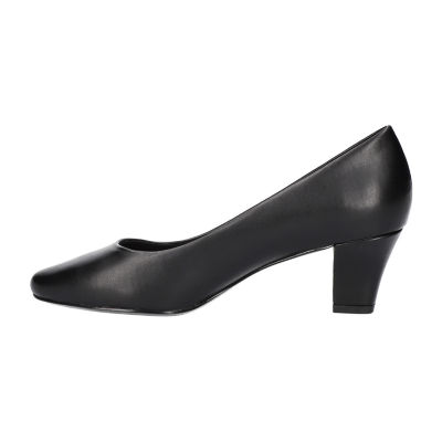 Easy Street Womens Ballari Round Stiletto Heel Pumps