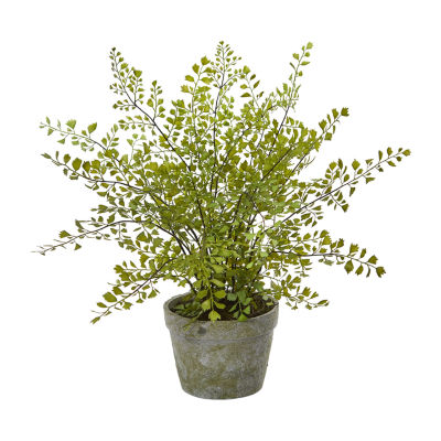 Maiden Hair Artificial Plant in Decorative Planter