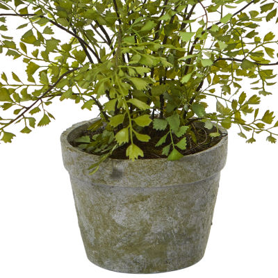 Maiden Hair Artificial Plant in Decorative Planter