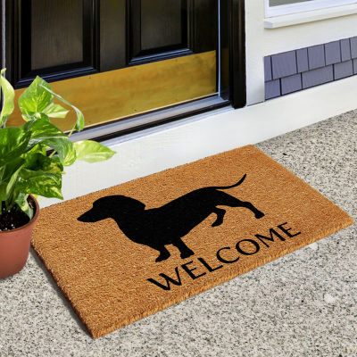 Calloway Mills Dachshund Outdoor Rectangular Doormat