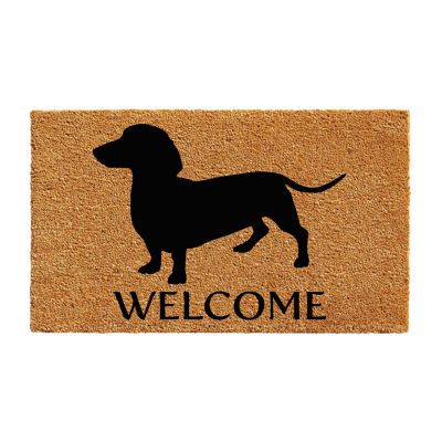 Calloway Mills Dachshund Outdoor Rectangular Doormats