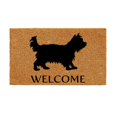 Calloway Mills Yorkshire Terrier Outdoor Rectangular Doormat