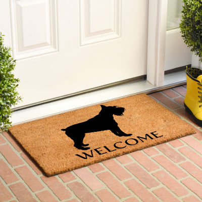 Calloway Mills Miniature Schnauzer Outdoor Rectangular Doormat