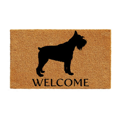 Calloway Mills Miniature Schnauzer Outdoor Rectangular Doormat