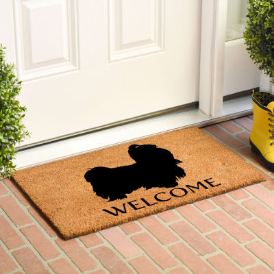 Calloway Mills Shih Tzu Outdoor Rectangular Doormat