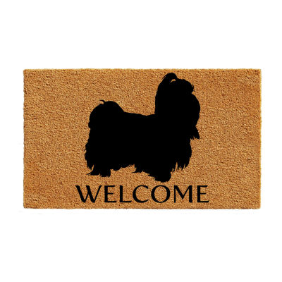 Calloway Mills Shih Tzu Outdoor Rectangular Doormat