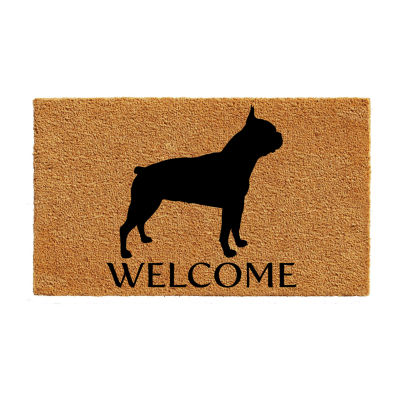 Calloway Mills Boston Terrier Outdoor Rectangular Doormat
