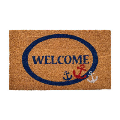 Calloway Mills Triple Anchor Outdoor Rectangular Doormat