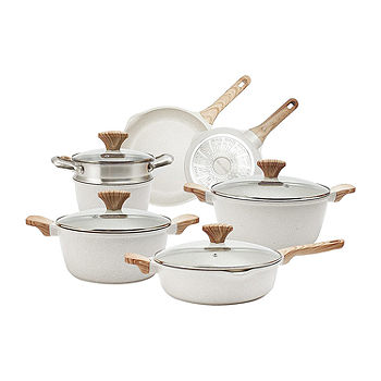 Country Kitchen 13 Piece Pots and Pans Set - Safe Nonstick