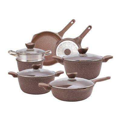 Country Kitchen Induction -pc. Aluminum Non-Stick Cookware Set
