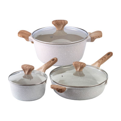 Country Kitchen Nonstick 6pc. Aluminum NonStick Cookware Set YCAPL248