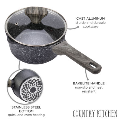 Country Kitchen Nonstick 6-pc. Aluminum Non-Stick Cookware Set
