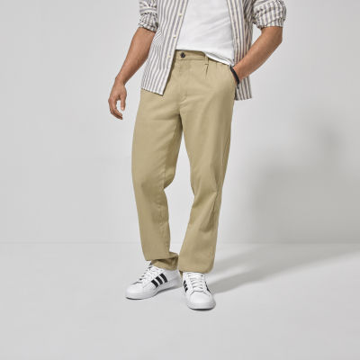 Arizona Mens Loose Fit Pleated Chino