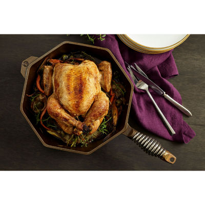 Lodge Cookware Finex Cast Iron 12" Skillet with Lid