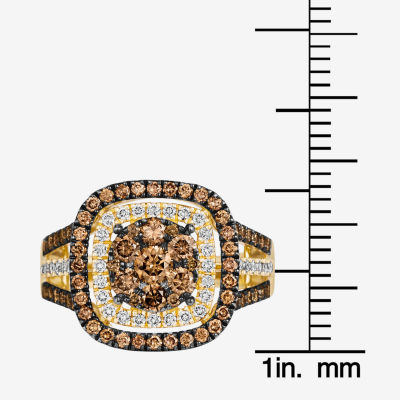 Le Vian® Ring featuring 1 1/ CT. Chocolate Diamonds® 1/ Nude Diamonds™ set 14K Honey Gold