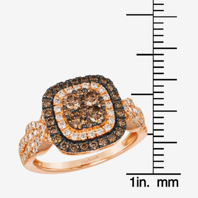 Le Vian® Ring featuring 3/4 CT. Chocolate Diamonds® 1 3/8 Nude Diamonds™ set 14K Strawberry Gold®