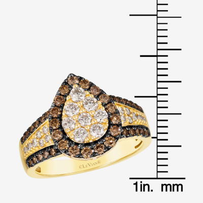 Le Vian® Ring featuring 1 1/ cts. Chocolate Diamonds® 1/ Nude Diamonds™ set 14K Honey Gold