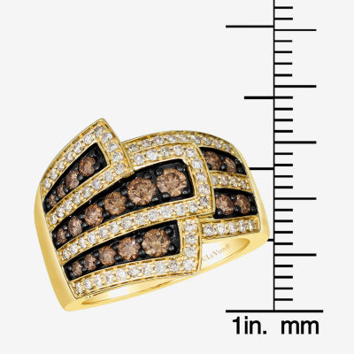 Le Vian® Ring featuring 1 1/ CT. Chocolate Diamonds® 1/ Nude Diamonds™ set 14K Honey Gold