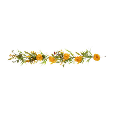 Northlight 5ft X 10in Peony Unlit Thanksgiving Garland