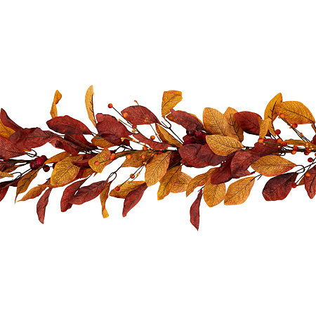 Northlight Berry And Oranges Harvest Unlit Christmas Garland, One Size, Red