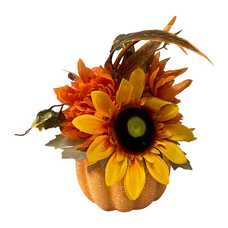 Northlight 14.75in Pumpkin Thanksgiving Tabletop Decor, One Size, Orange