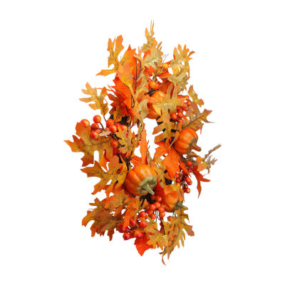 Northlight 22in Pumpkin And Berry Unlit Wreath