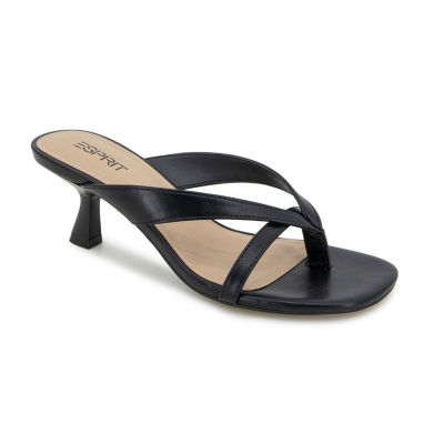 18982 - Esprit Echo Womens Square Open Toe Kitten Heel Pumps