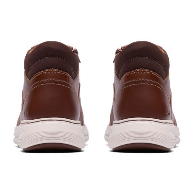 Clarks Mens Craftwell Mid Flat Heel Lace Up Boots
