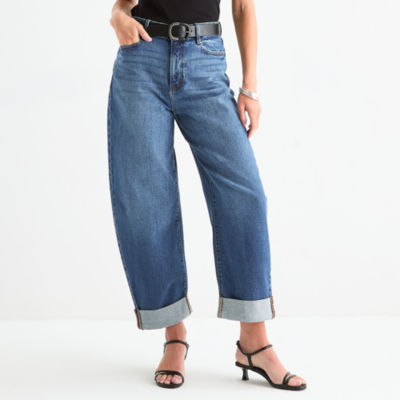 a.n.a Womens High Rise Baggy Fit Jean